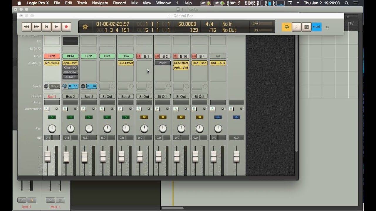 LOGIC PRO X: How to change GUI themes / skins 12.2.2 12.2 ...