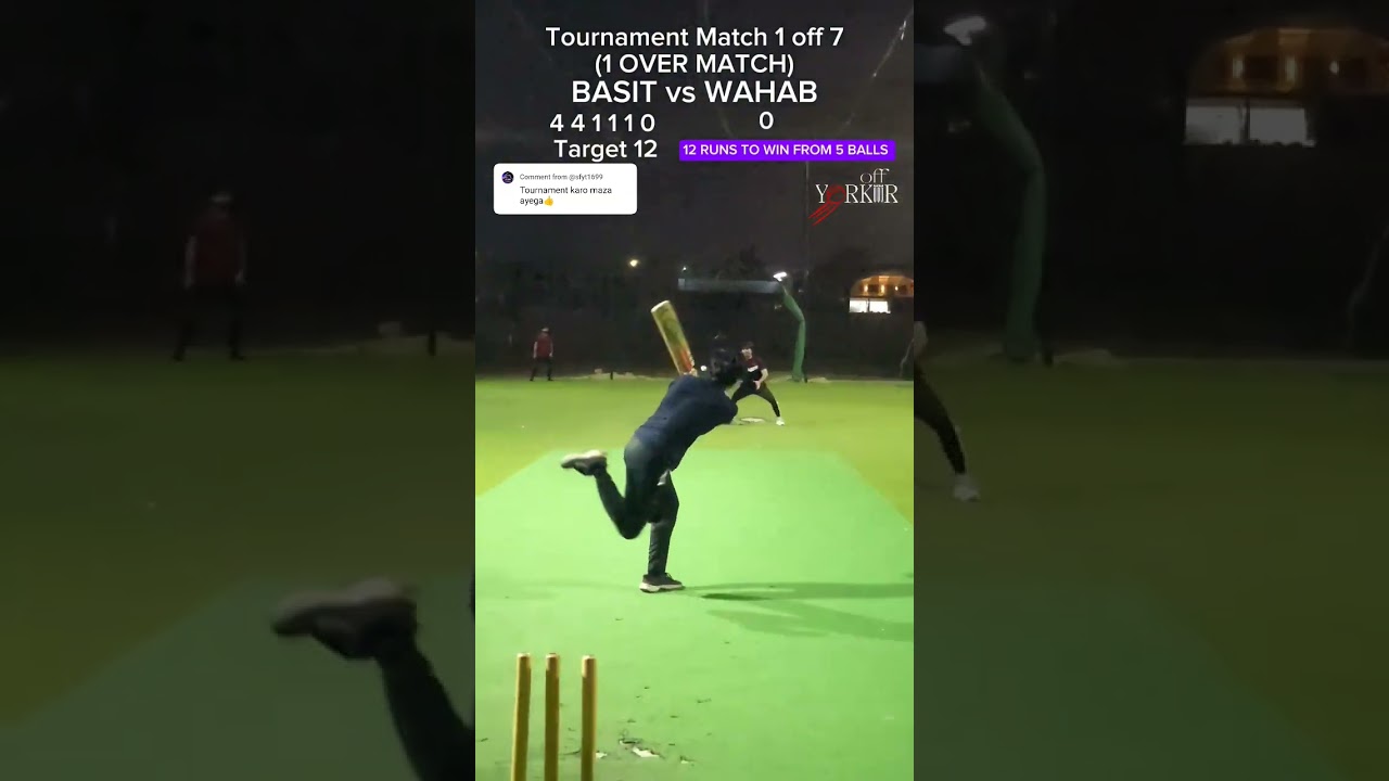 Final Ball: 2 Runs to Win! 🔥 Tournament Match 1 Off 7 - BASIT VS WAHAB 