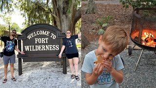 Disney's Fort Wilderness RV Camping Trip Day 3! | Disney Springs Lunch, S'mores & More Fort Fun!