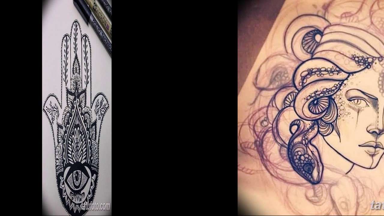 Эскизы тату оберегов - коллекция интересных рисунков для защитной татуировки