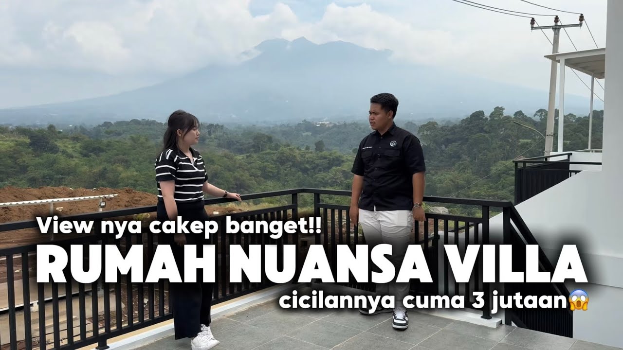 HIDDEN GEM! Rumah rasa villa, full view gunung cuma 1,5 Juta | Aurora View