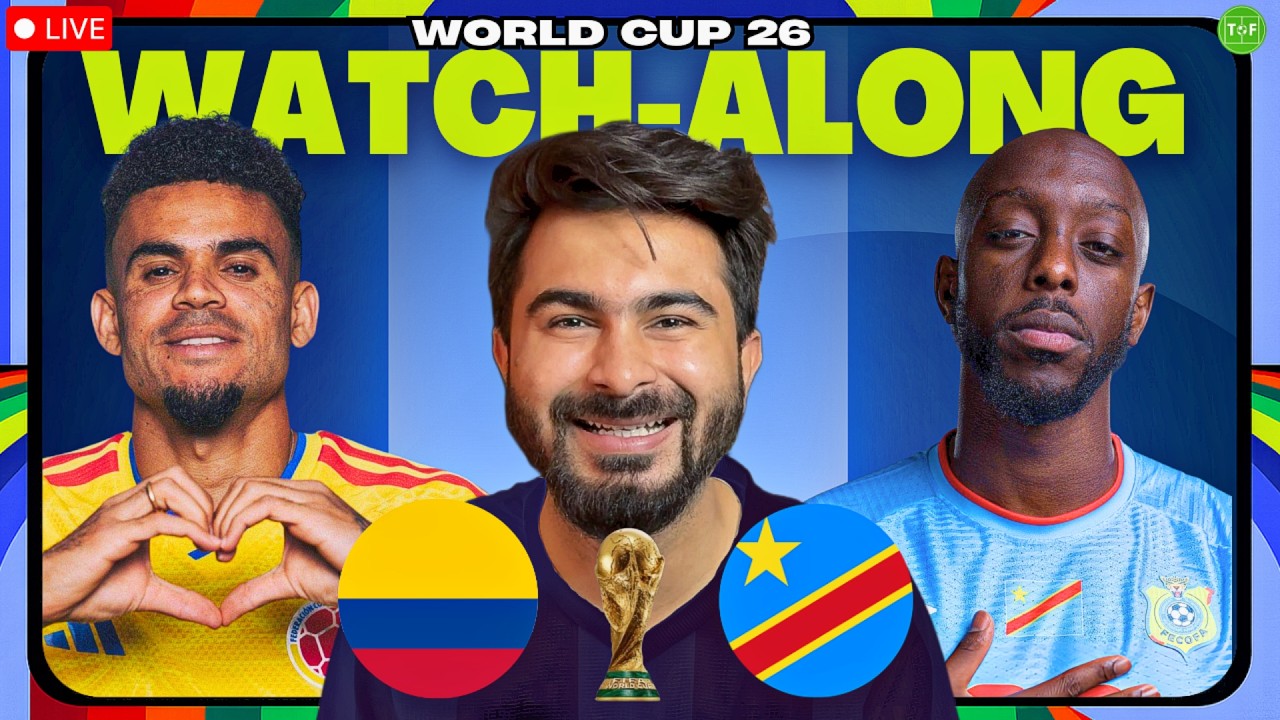 Colombia v DR Congo FIFA World Cup LIVE Watchalong | TFHD