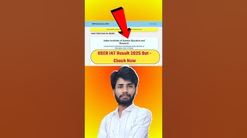 IISER IAT Result 2025 | How To Check IAT Result 2025 #result #trading #iiser2025