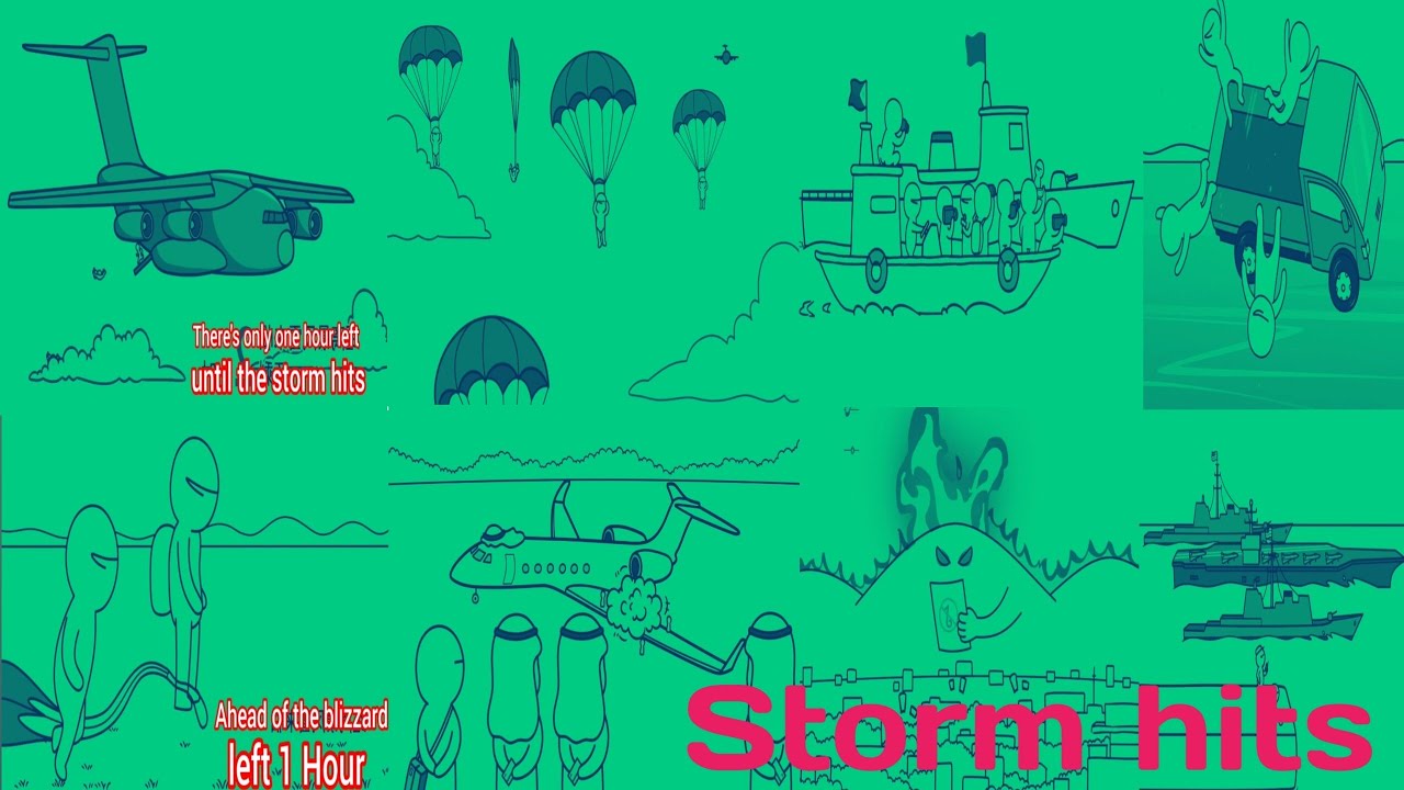 Storm Strikes !! animation video ! (Animation memes) 