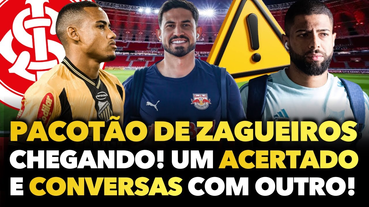 🚨⚠️💣 ATENÇÃO! INTER ACERTA E VAI ANUNCIAR CONTRATAÇÃO DE ZAGUEIRO E TENTA OUTRO REFORÇO NO CRUZEIRO!