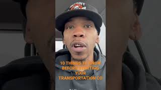 Before Starting your Transportation company      (WATCH THIS VIDEO)