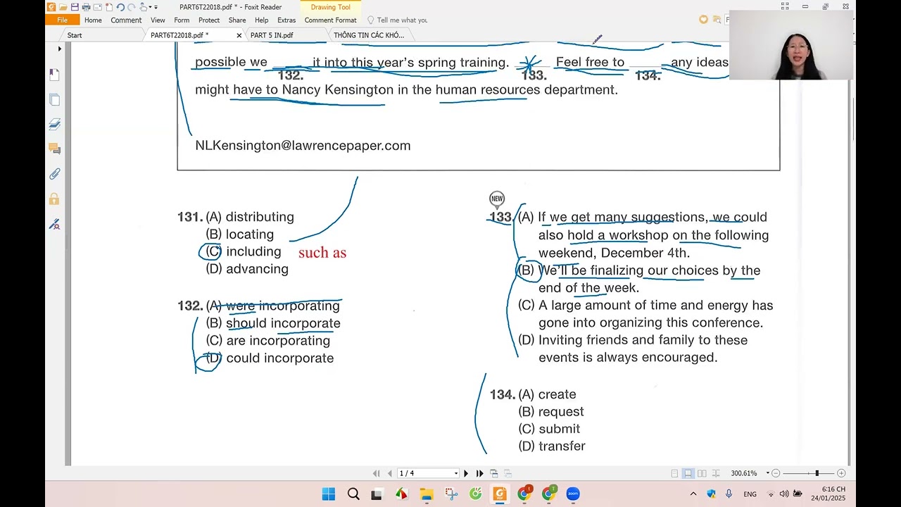 CHIẾN THUẬT XỬ LÝ TOEIC PART 6 READING || CẬP NHẬT ĐỀ TOEIC 2025 || MS THẮM TOEIC