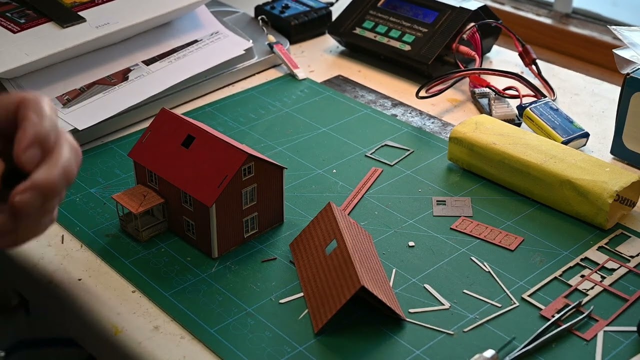 Modelljärnväg H0 Hus Joswood i Söråker