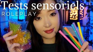 ASMR Roleplay 👩🏻‍⚕️ JE TEST TES SENS | Consultation "médicale" + bruits de clavier et souris