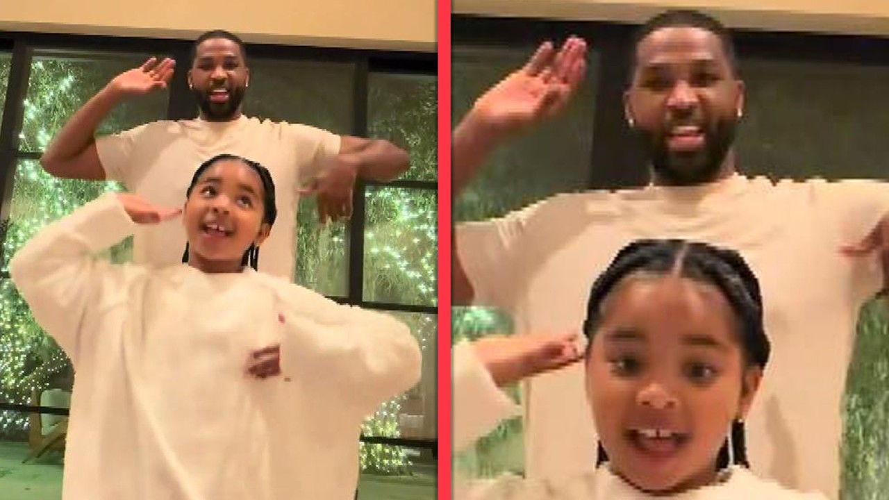 Khloé Kardashian's Daughter True Thompson Performs KATSEYE With Dad Tristan