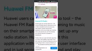 Huawei FM Radio app download for Nova 5T | But, Not support the Radio app screenshot 3