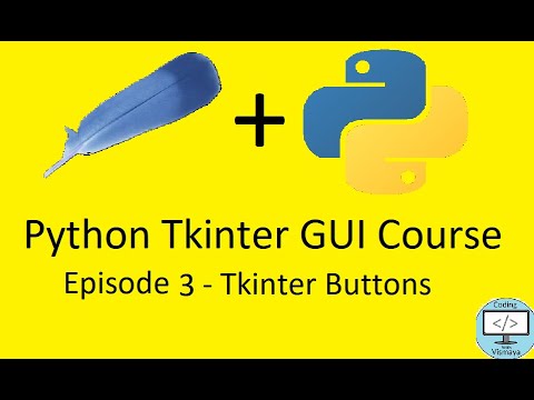 How to Make GUIs for Python Apps | Episode 3: Tkinter Buttons - YouTube