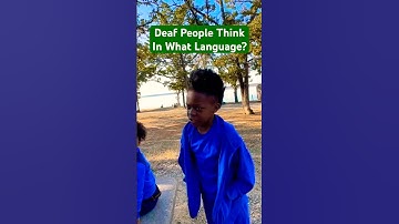 Deaf People Think In What Language?🤔 #shorts #comedy #random #funny #youtubeshorts #memes #fun