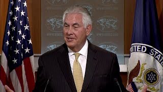 Secretary Tillerson Remarks at a Press Availability