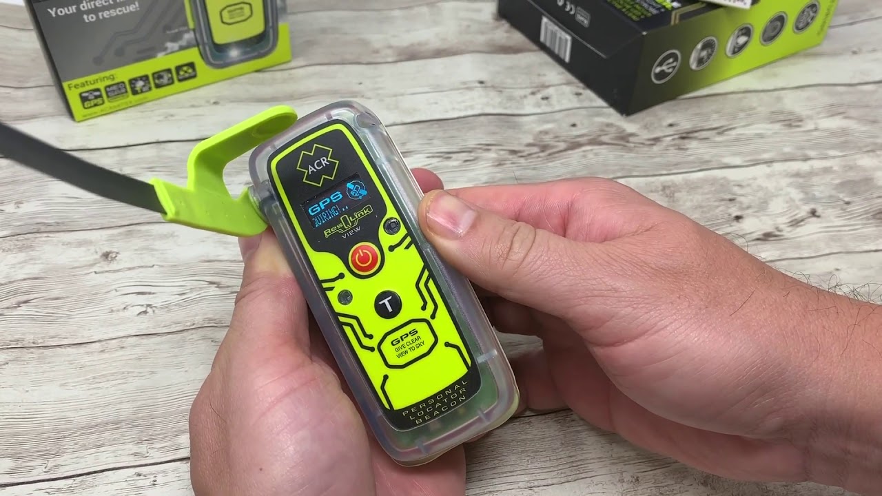 ACR ResQLink 400 Series PLB Quick activation demonstration - YouTube