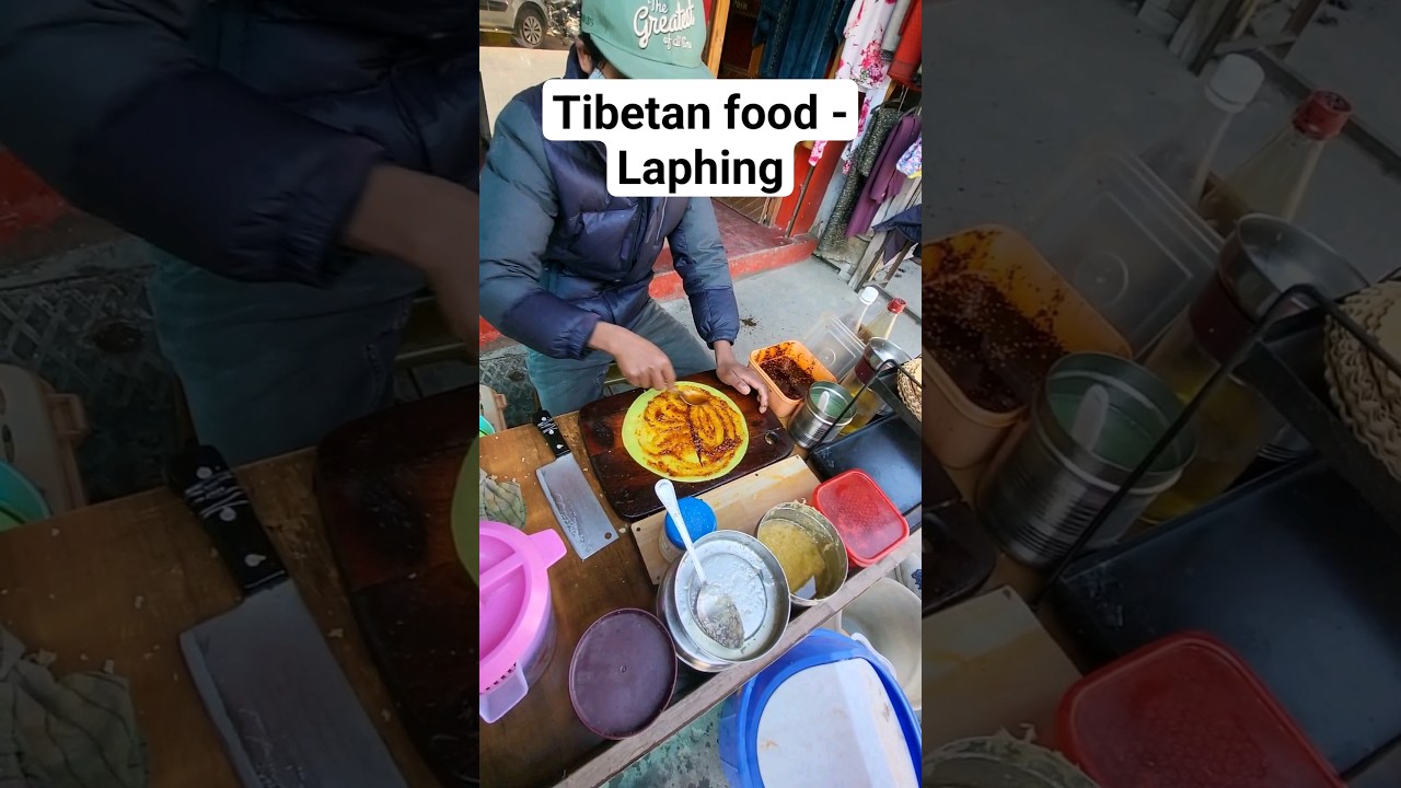 Tibetan food Laphing Manali YouTube