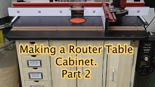 Building a Router Table Cabinet Part 2