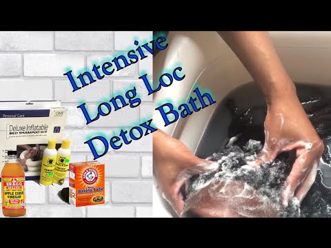 How to Detox Long DreadLocks With Deep ACV and Baking Soda Cleanse Bath