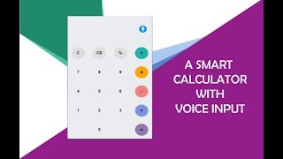 how to build a smart calculator with voice input screenshot 2