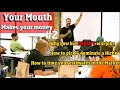 Keynote Speech- Your mouth Makes you your money 2/4 . 4 k video