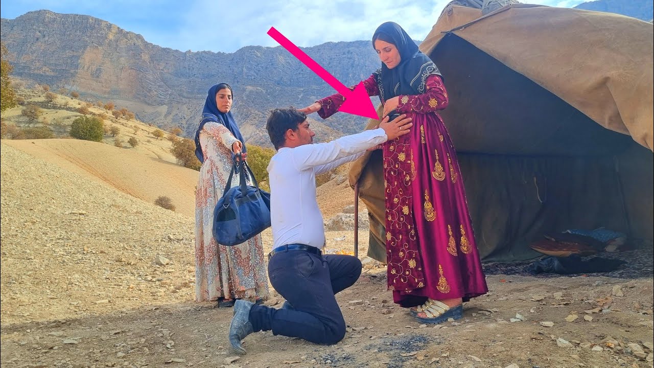 Agha Reza returns from work and proposes marriage to Esmat in the ...