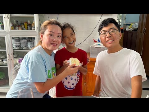 Video Chúc mừng sinh Nhật con trai Tony mẹ lyly dậy sớm nấu... - youtube