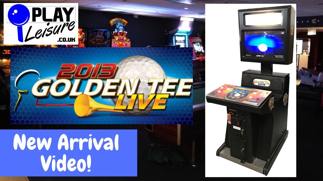 Become the next Tiger Woods... It's the Golden Tee Live 2013 Arcade Machine!