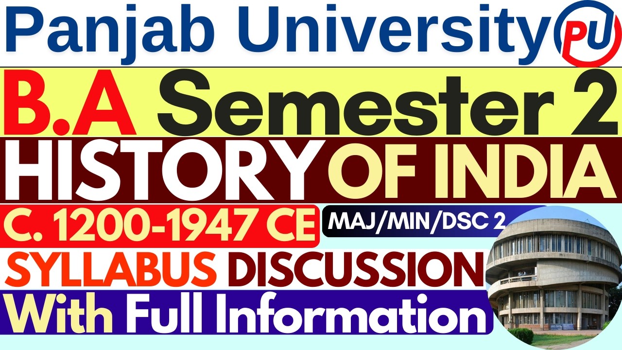 History of India 1200 to 1947 | BA Sem 2 History Important Questions | History BA Semester 2
