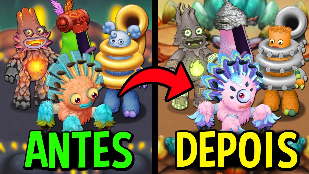 TODOS MEUS MONSTROS VIRARAM RAROS NA ILHA DE ÂMBAR! - My Singing Monsters