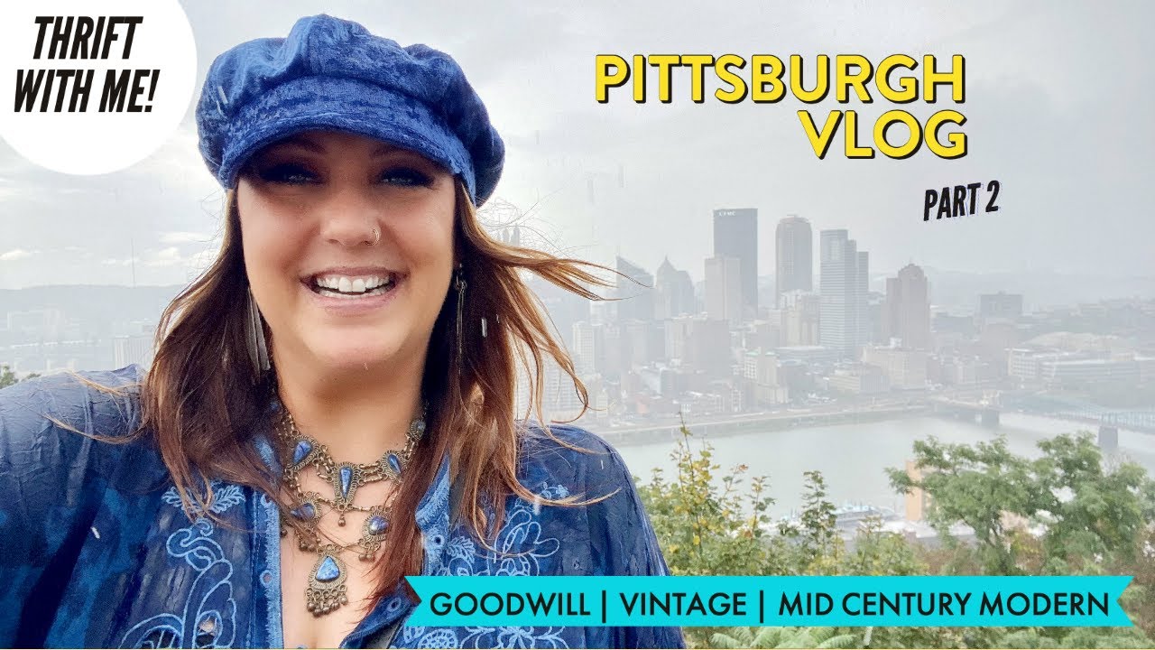 THRIFTING PITTSBURGH, PA | Vintage Shopping For Mid Century Modern | Pennsylvania Vlog Part 2