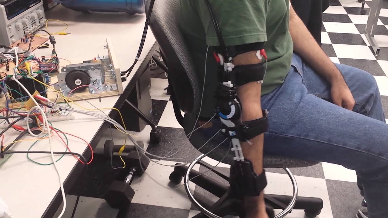 ExoArm Automated (EMG) Strength Test (2.23Kg) with Exoskeleton Arm