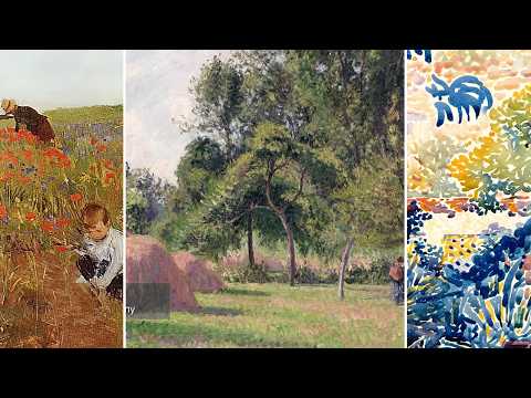 Impressionist Art TV — Silent Art Gallery · July 31 Night | Haystacks Morning Éragny… & others