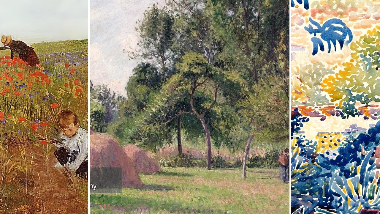 Impressionist Art TV — Silent Art Gallery · July 31 Night | Haystacks Morning Éragny… & others