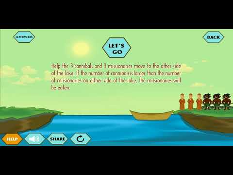 Cannibals and missionaries | River IQ crossing | Chapter-1 Logic-2