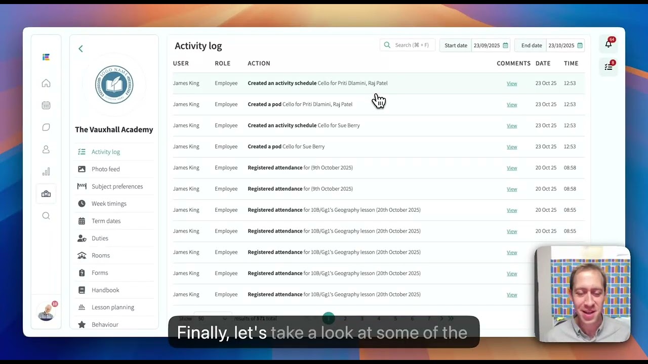 Music Lessons 1: Department Setup