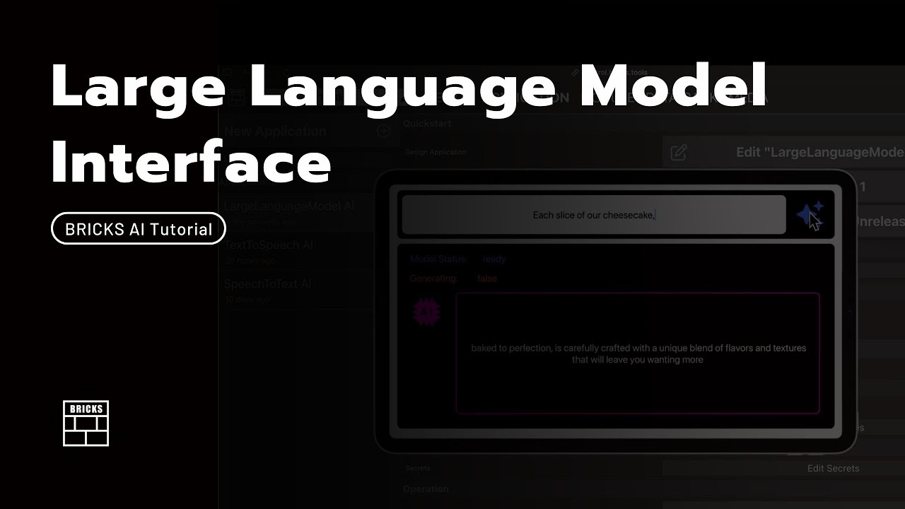 How to Build a Large Language Model(LLM) Interface Using BRICKS | BRICKS AI Tutorial