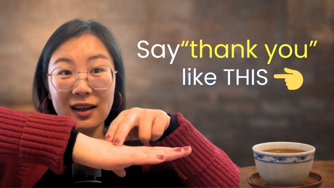 How to say “thank you” with your fingers in China?