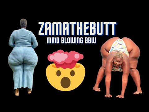 Awesome video of a thick bbw curvy model called zama the butt