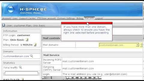 Creating an email forwarding in H-Sphere - Host Department LLC