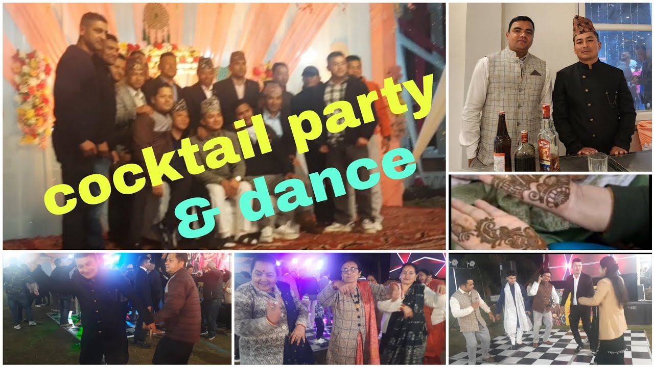 Cocktail 🍸 party and dance enjoyment with all family member &friends 🥰🥰🕺💃🤞👌❤❤ 