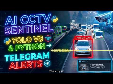 Build an AI Security Camera with YOLOv8 & Telegram Alerts (Tripwire Tutorial)