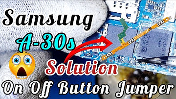 Samsung A30 S power button not work solution #mobileengineer