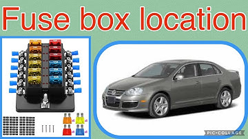 The fuse box location on a 2007 Volkswagen Jetta