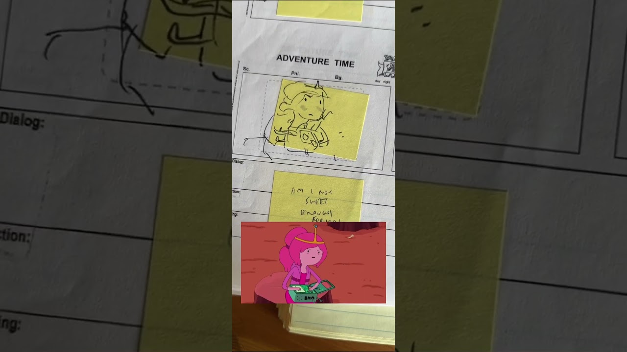 Original storyboards for I’m Just Your Problem 