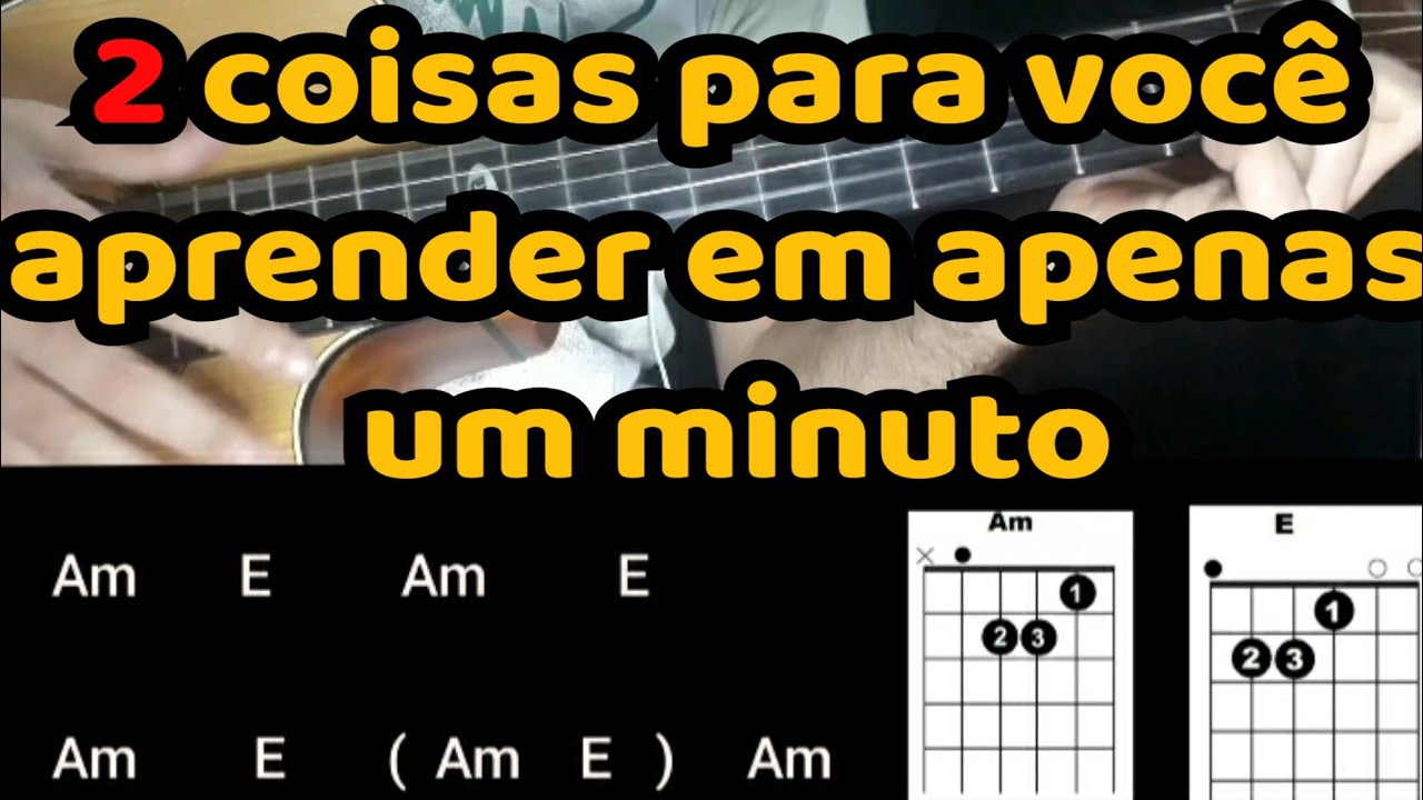Aprenda a tocar uma sequência de acordes simples, um solo, e ainda