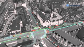 Road Traffic Analysis Tools - Video from center of Charlottenlund, Denmark