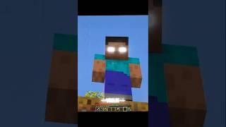 Minecraft steve convert Herobrine😱 #minecraft #gameplay