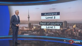 Auckland dropping to Covid-19 Alert Level 2 from midnight tonight
