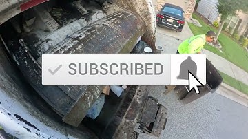 Bulk Garbage Waste Pickup - Slinging with My SUPERVISOR w/ Can Man Cam | POV | ASMR | 4K Full UHD