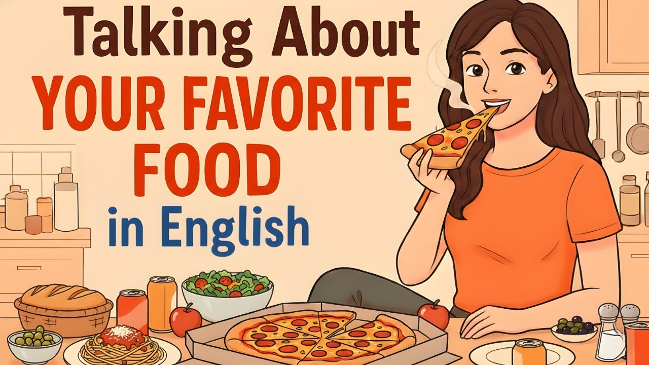 Let’s Talk About Food 🍕 Learn English with Fun Food Conversations | English Podcast for Beginners